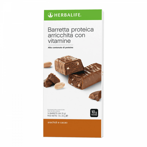 Herbalife Soluzioni Proteiche Barretta Proteica Snack Gusto Cacao Arachidi